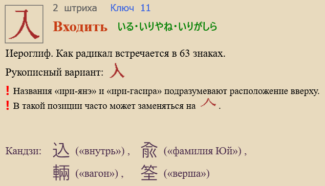Входить